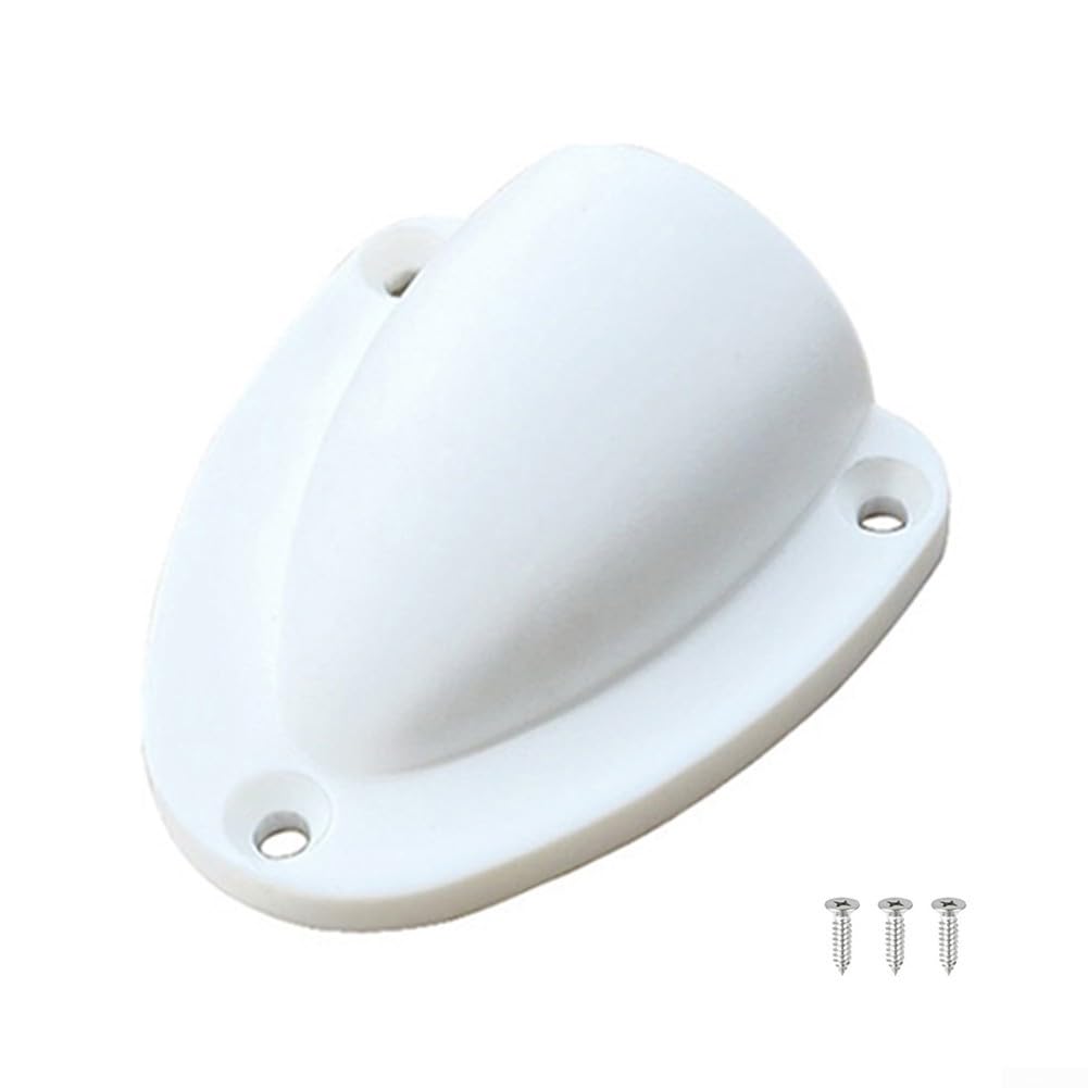 Tapa de ventilación de nailon resistente a la intemperie para cables y mangueras, solución ideal para condiciones exteriores duras (blanco grande)