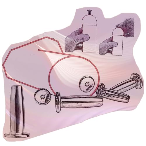 Male Stainless Steel Hollow Protective Sounding Rod, Smooth Special Stretcher Accessories for Easy Urination -D01US (B:M)