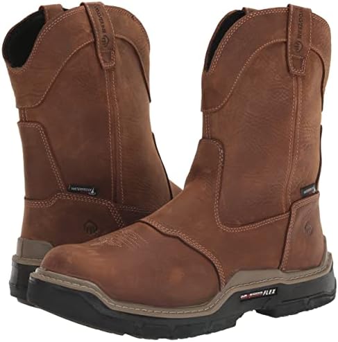 Wolverine Men's Raider DuraShocks Western CarbonMax Wellington Boot, Brown, 8.5 Wide | Image 6