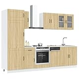 Photo Gallery ujchvhn item-8 piece kitchen cabinet set kalmar sonoma oak engineered legno, armadi e stoccaggio, mobili da cucina Photo Gallery ujchvhn item-8 piece kitchen cabinet set kalmar sonoma oak engineered legno, armadi e stoccaggio, mobili da cucina