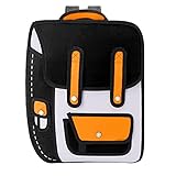 3D Jump Style Backpack, 2D Drawing Cartoon Comics Anime Paper Backpack, Nylon Anime School Travel Casual Backpack for Boys Girls (BK1)