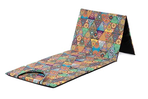 GREMEX Esterilla Playa Acolchada Plegable 200x62 cm - Compacta e Ideal, Colchoneta Playa o Esterilla Camping - Impermeable Colchoneta de Espuma para Camping y Vacaciones en la Costa