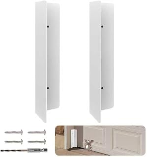 2 Pcs Garage Door Seal Mouse Guard, Heavy Duty Stainless Steel Garage Door Mouse and Snake Guard, Permanent Solution (White)
