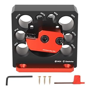 Imperial Pluggenmaker-apparaat, 8 gaten, verstelbare pluggenmakerset met hardmetalen lemmet, elektrische boormachine, freespluggen, ronde staaf-hulpgereedschap voor