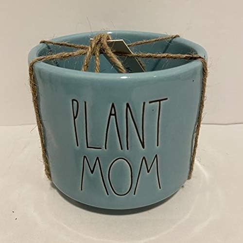 Rae – Plant MOM Ceramic Planter Flower Pot | Indoor Plant Pot, Succulent Pot, herb Planter décor | Farmhouse Rustic Home Style, Plant Lover Gift idea | Spring, Summer, Mother’S Day - Dunn by Magenta