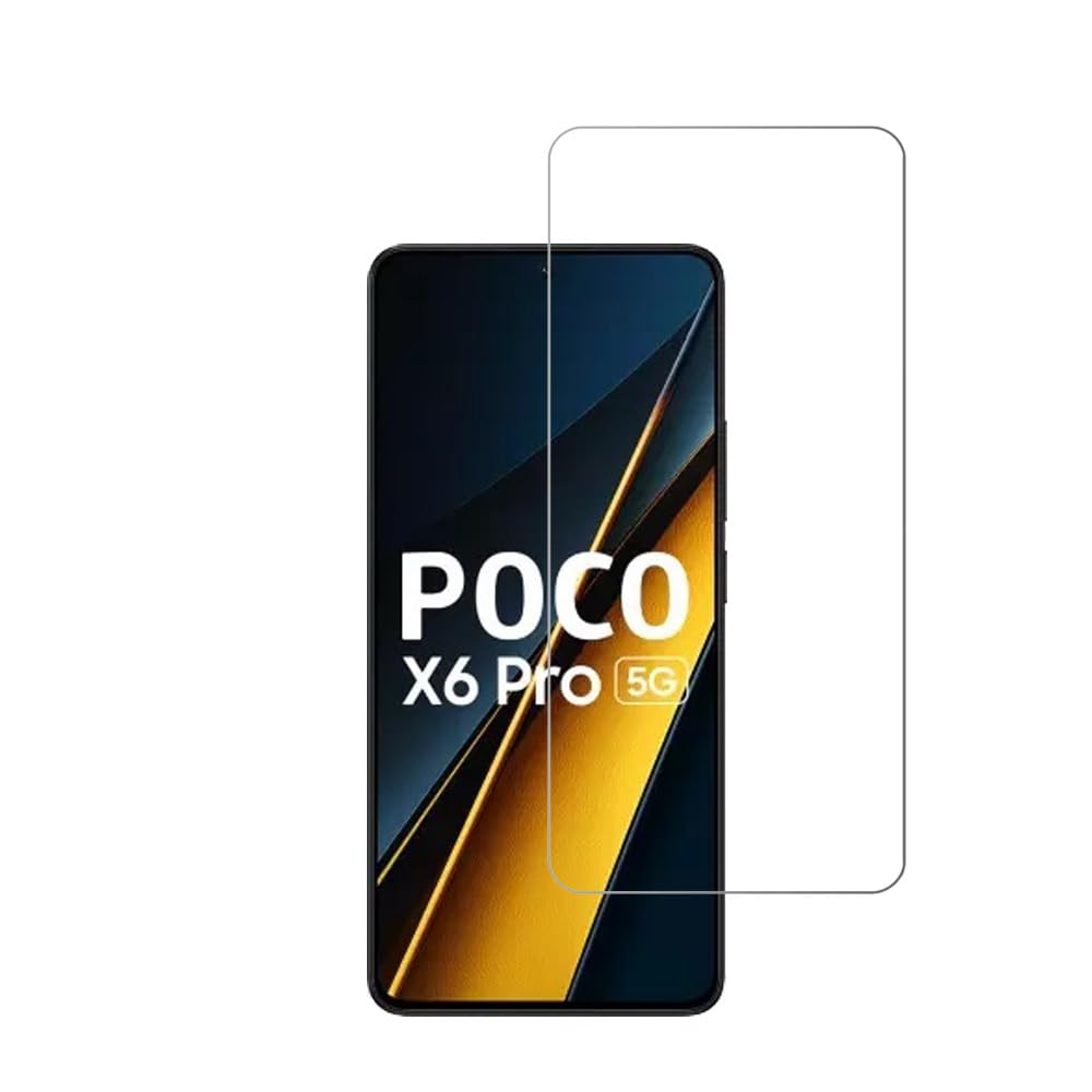 SPRITZEN Oil Resistant Screen Guard for Poco X6 Pro 5G Pack of 1 - Image 1