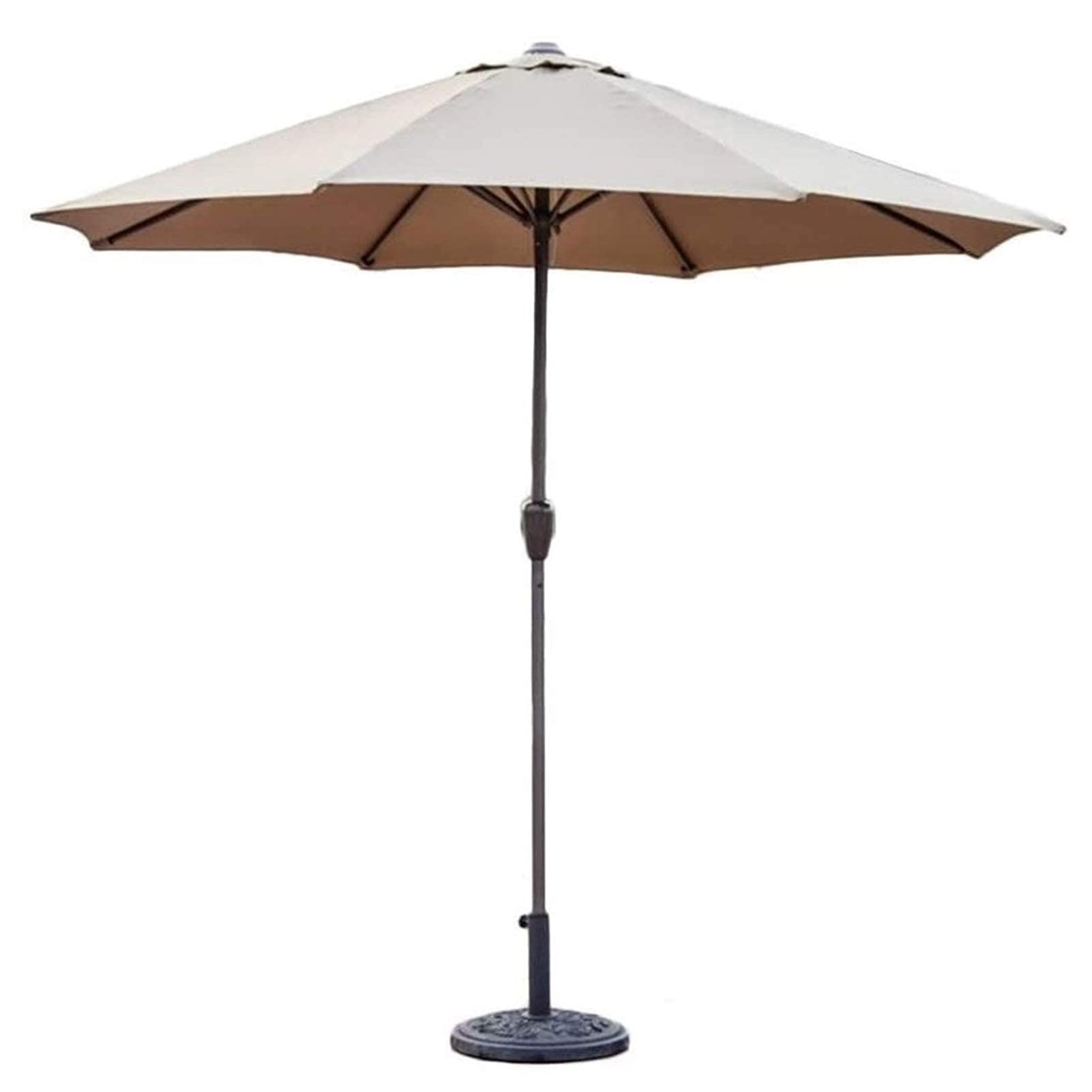 Parasol extérieur déporté 9 pieds pour éliminer le mât central de la table de jardin