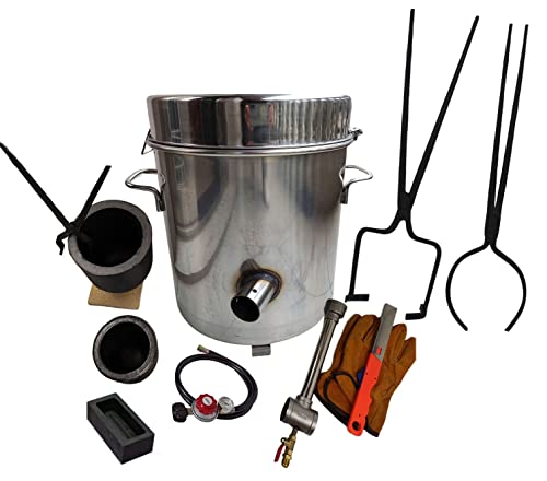 16 Kg Gas Metal Melting Furnace Foundry Pouring And Lifting Tongs Casting Tools 2 Crucibles Copper #TOP2