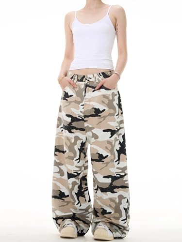 GUOYUXIAO Men's Jeans Retro Loose Workwear American Straight-Leg Wide-Leg Casual Trouser for Men3