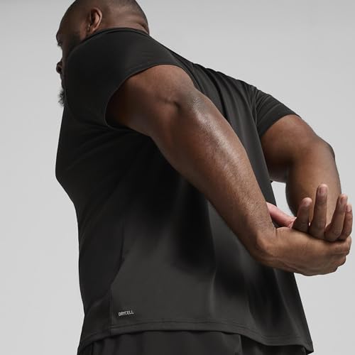 PUMA M TAD Essentials Solid Cat Tee (LC Small Cat), T-Shirts Mixte, PUMA Black, S