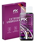 Besser als Glas: im Gegensatz zu Echtglas oder Tempered Glass ist die FX-Hybrid-Glass Panzerfolie bruchsicher und splitterfrei - passgenau und kompatibel mit HTC Desire 12+