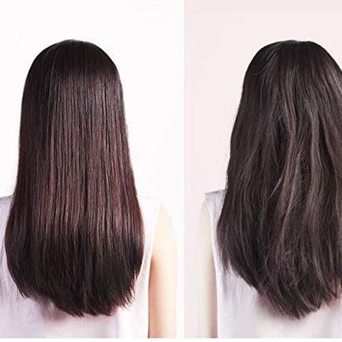 Peine eléctrico para cabello WJREGG, peine alisador anti-quemaduras, peine alisador caliente, alisador de cabello con peine miniatura 4