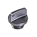M20 x 2.5 Universal Motorcycle Engine Oil Filler Cap Screw Cover Plug Gray with O-ring Valve Oil Cap Transmission Tank Cover (Titanium)