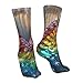 OIBNKCN A pair of colorful Compression Socks-Fashionable and Comfortable, For Indoor & Outdoor Activities, Breathable & Durable