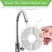 Rarloner Cat Fountain Replacement Filters - 8 Pack for 1.6L Flower Fountains and Most Same Size Pet Water Dispensers