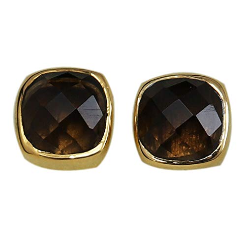 Boucles d'oreilles quartz fumé Meadows pour illuminer vos tenues de bureau