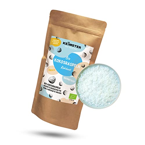 Râpe à noix de coco bio - Qualité alimentaire crue - 100 % naturelle - Sans sucre ajouté - Non grillée - Goût exotique agréable - Polyvalente - Emballage sans plastique - 250 g Cover