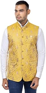 Looks Plus Men's Fashion Waistcoat Nehru Styled KH-1707. Lk PL-picture-10