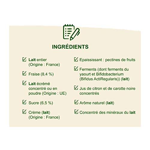 Yaourt Aux Fruits Bifidus Fraise Activia Les 4 Pots De - vue 4