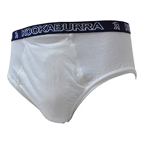 Protección de críquet para hombre Kookaburra con almohadillas ajustables en color blanco