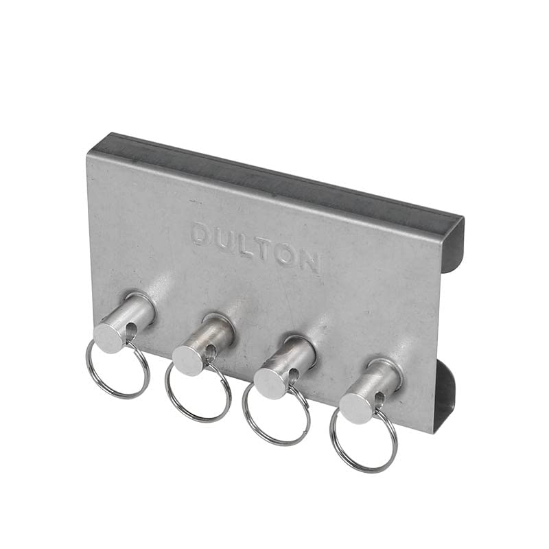 DULTONGALVANIZED 121-375GV Magnetic Key Storage, Keyring, 4 Pieces