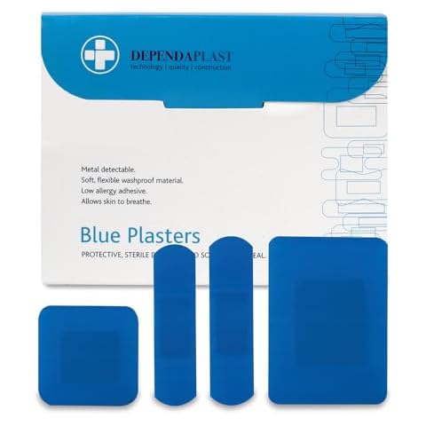 Dependaplast Blue Food Area Plasters Cover