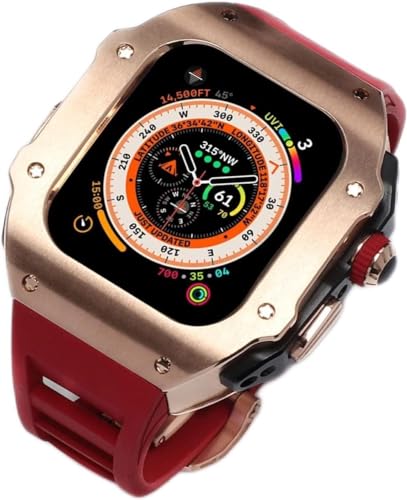 Bracelet fluororubbe et cadre métal Apple Watch Ultra 2 pour le sport
