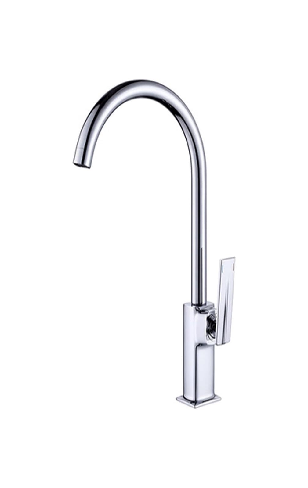 Eamrfvqt One Color Solid Brass Kitchen Faucet