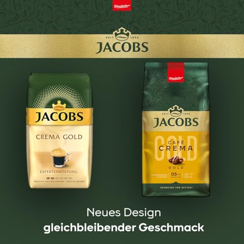 Jacobs Crema Café en Grano 1000 g (Pack de 4) miniatura 2