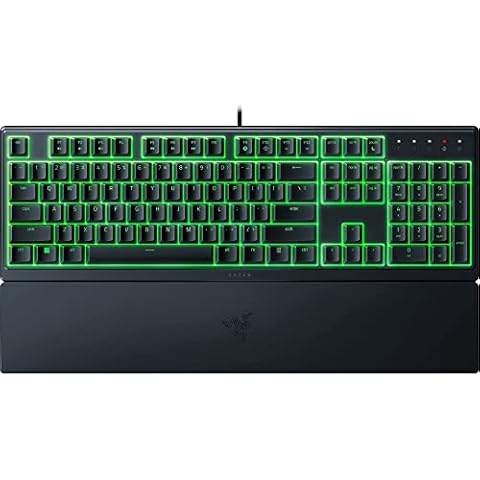 Razer Ornata V3 X - Flache Mecha-Membran-Gaming Tastatur (Lautlose Membran-Switches, Ergonomische Handballenauflage, Tastenkappen Anti-UV-Beschichtun) QWERTZ DE-Layout | Schwarz Cover