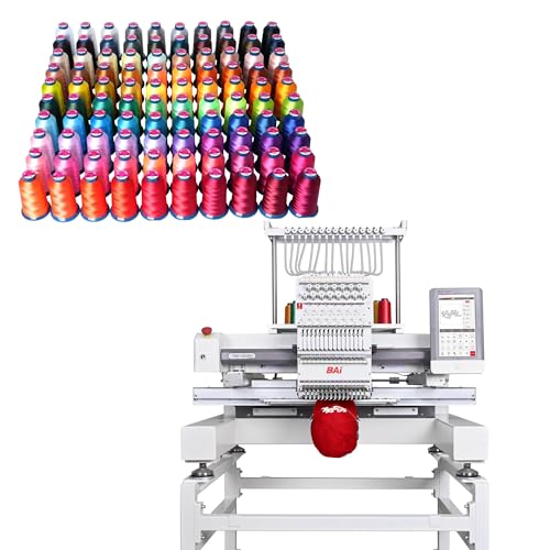 BAI Embroidery Thread Set 100 Colores Brillantes miniatura 1