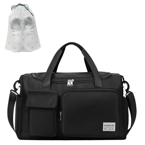 El Mejor Listado de Maleta viajera de esta semana. 46 Maleta Deportiva Bolsa de Deporte Gym, Dry Wet Bolsa de Gimnasio Deportiva, Maleta Viaje Gran Capacidad con Bolsillo Separado para Zapatos,Ligero y Portátil Bolsa Deportiva para...