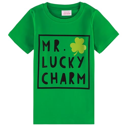 Image of Kids St. Patrick's Day Shirt Boys and Girls Green T-Shirt Clothing 4-12 Years