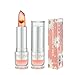 Produktbild Allbesta Make-Up Lippenstift mit Blume Transparent Natürlichen Roten Temperatur Farbwechsel Langlebig Feuchtigkeitscreme Blumengelee