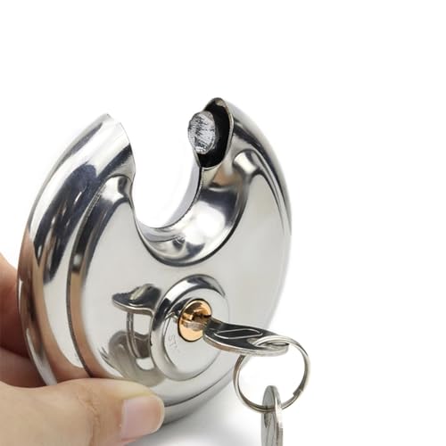 Helonge Disc Padlock With Key, Storage Unit Lock thumb #2