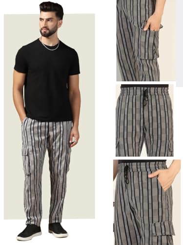 Image of TOPLOT Men's Cargo Pant || Pant for Men || Cargo Pant for Men || Cotton Cargo Pants