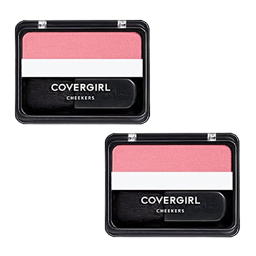 CoverGirl Cheekers Blush, Plumberry Glow [140], 0.12 oz (Pack of 2)