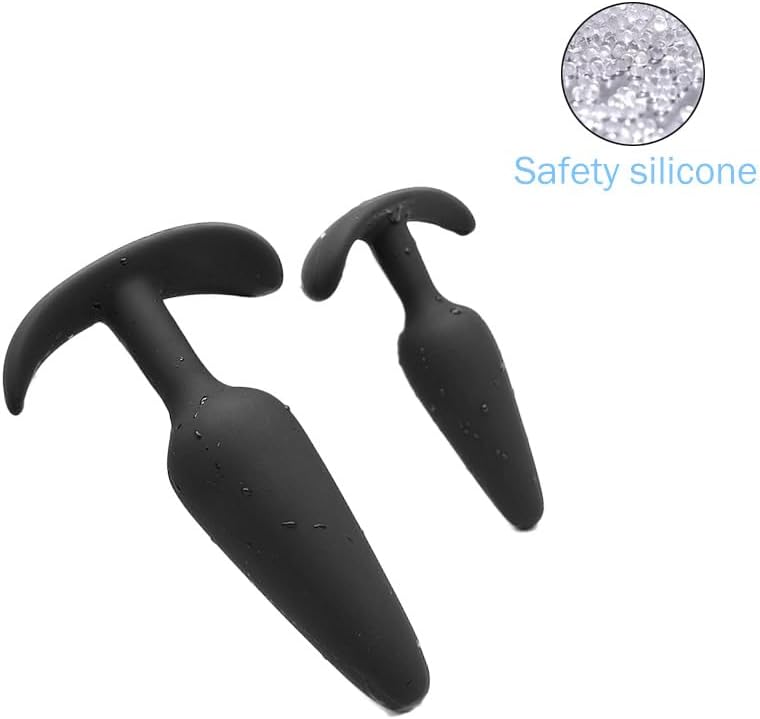 Miniatura 4 de Para un cómodo enchufe anal de silicona de uso prolongado, juego de 3 tapones anales de silicona, entrenador sexual anal, dilatador anal de masaje