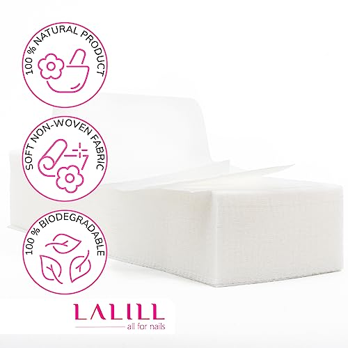 LALILL Vliesstreifen 100 Stück für Wachs - Vlies Streifen für die Haarentfernung mit Warmwachs Sugaring Paste Beine Achsel Arme Intimbereiche Körper Gesichthaarenfernung Wachsstreifen - Wax Waxing