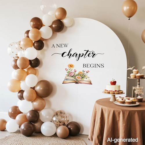 Vinilo decorativo A New Chapter Begins para baby shower miniatura 6