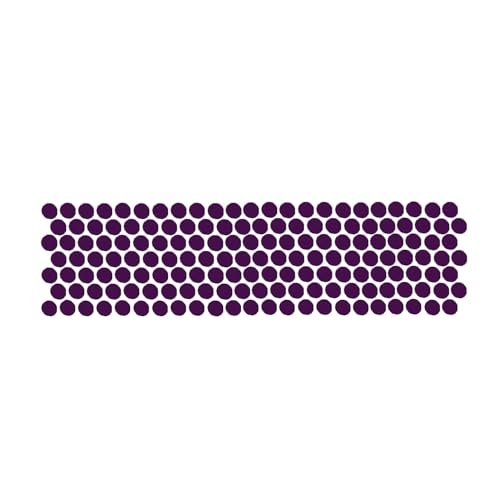 Image of Comet Busters Round Velvet Bindi for Women (BF-1) (Purple-4mm) (Pack of 10)