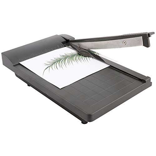 MeiBoAll Paper Trimmer,Portable A5 Paper Cutter 4x6inch Paper Cutting Board 1-6 Inch Photo Paper Guillotine Built-in Ruler Paper Cutter for Craft Paper Coupon Label Cardstock