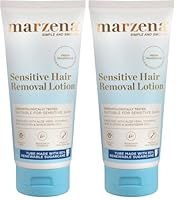 Marzena Sensitive Hair Remover Lotion, White, 170 g (Pack of 2)