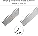 Hisencn Grill Parts Replacement for Weber Spirit E310, Spirit 700, Genesis Silver/Platinum B C, Weber 900 (with Side Control Knobs), 7508 Stainless Steel Burner 28 1/8