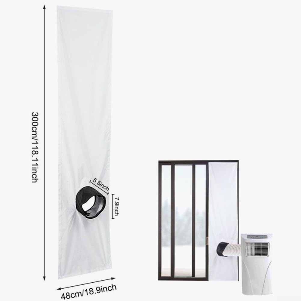 Kanylavy Guarnizione Universale Impermeabile Per Finestra Per Condizionatore D'aria Portatile Tilt Tilt Finestra Regolabile Condizionatore D'aria Pezzi Di Ricambio