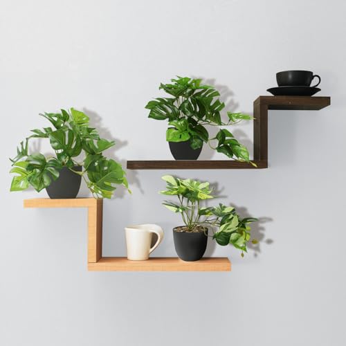 Kunstpflanze (20cm) in Töpfen, 3 Stück Mini Künstliche Pflanzen, Monstera Fake Pflanzen, Innen und Außen Kunstpflanzen Wie Echt Geeignet für Tischdeko, Zimmer, Wohnzimmer, Badezimmer Deko – Bild 3