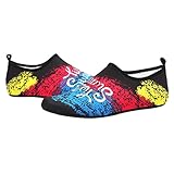 🌊🌊【Absatzform】 Flach, Die Sohlen sind ein wenig dünn, Kann nicht spielen eine sehr gute schützende Wirkung auf die Füße auf scharfen Riff. Betrachten Sie bitte sorgfältig, wenn Sie einen Auftrag bilden.