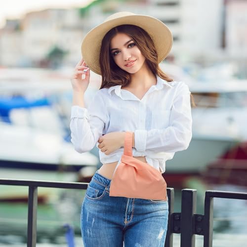 Bolso Tote de Lona con Nudo en Muñeca para Mujer miniatura 3