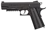 Lancer Air Defender Cobra 1911 CO2 Half-Blowback 4.5mm Air Pistol (Color: Black)-450 FPS