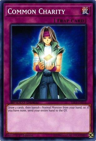 Amazon.com: Yu-Gi-Oh! - Common Charity - SBLS-EN016 - Common - 1st Edition  - Speed Duel Decks